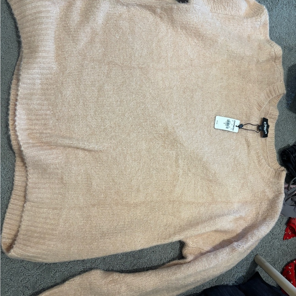 Cozy Peach Sweater